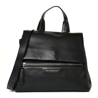Givenchy Calfskin Small Pandora Pure Flap Bag Black 1 of 8