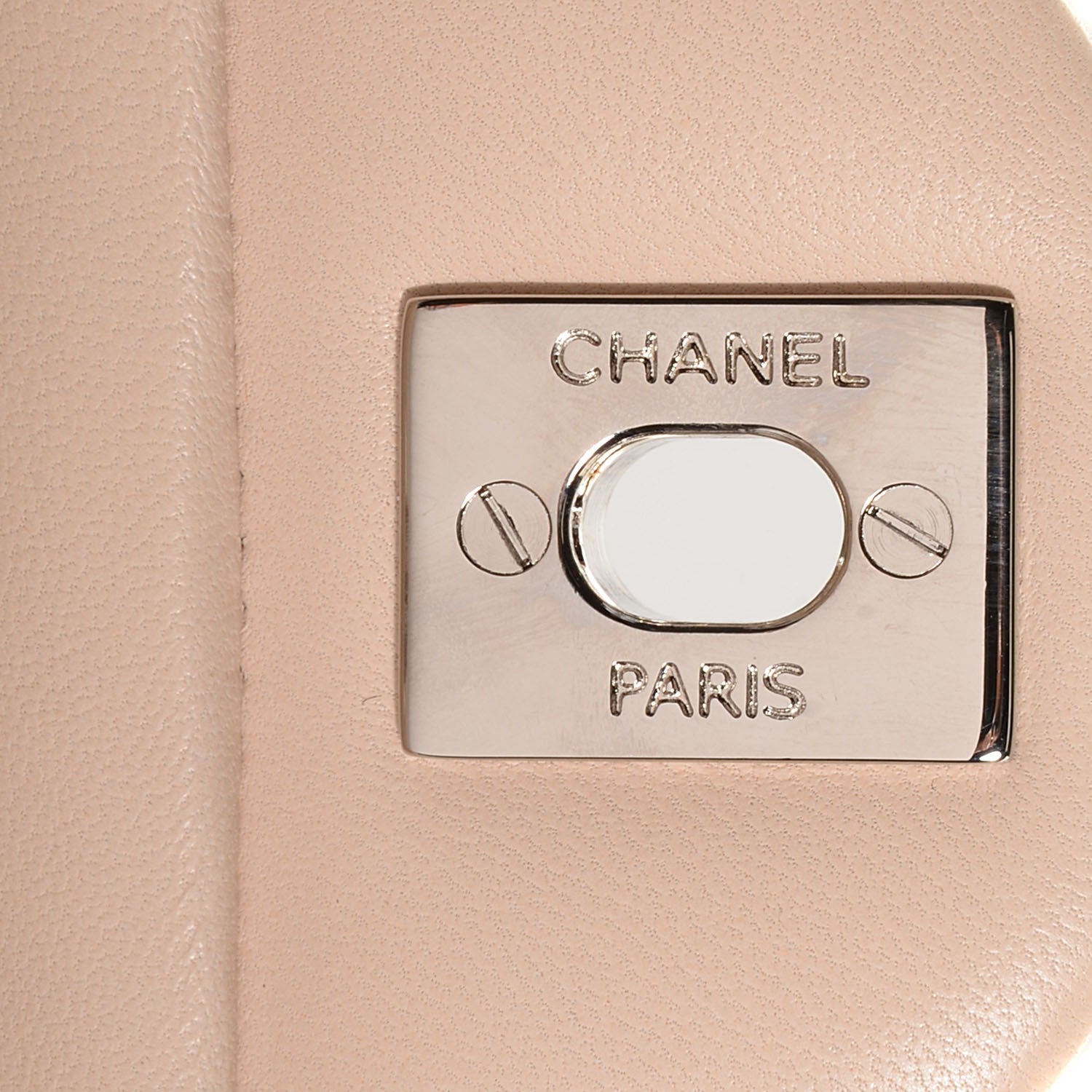 Chanel Lambskin Quilted East West Flap Beige Clair 6 of 9