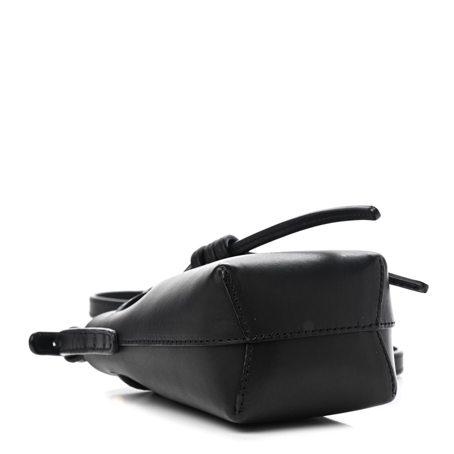 Mansur Gavriel Calfskin Baby Bucket Bag Black Flamma 4 of 9