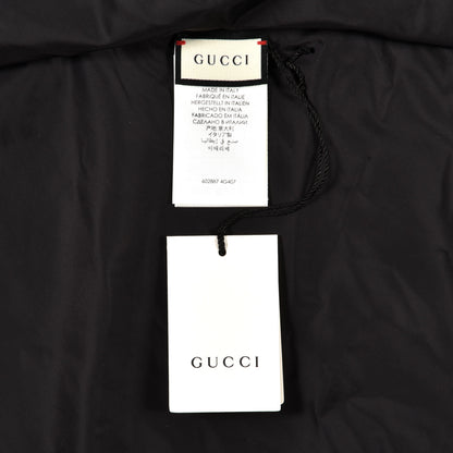 Gucci Silk Nylon Monogram Psychedelic Rain Hood Black 8 of 8