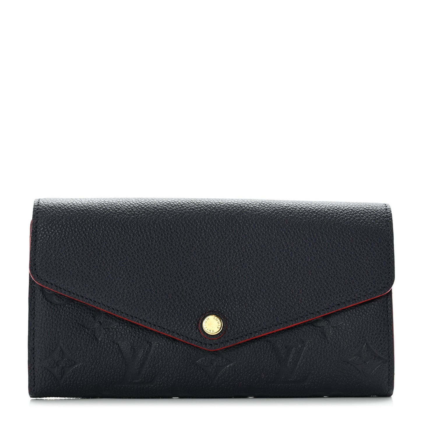 Empreinte Sarah Wallet NM Marine Rouge