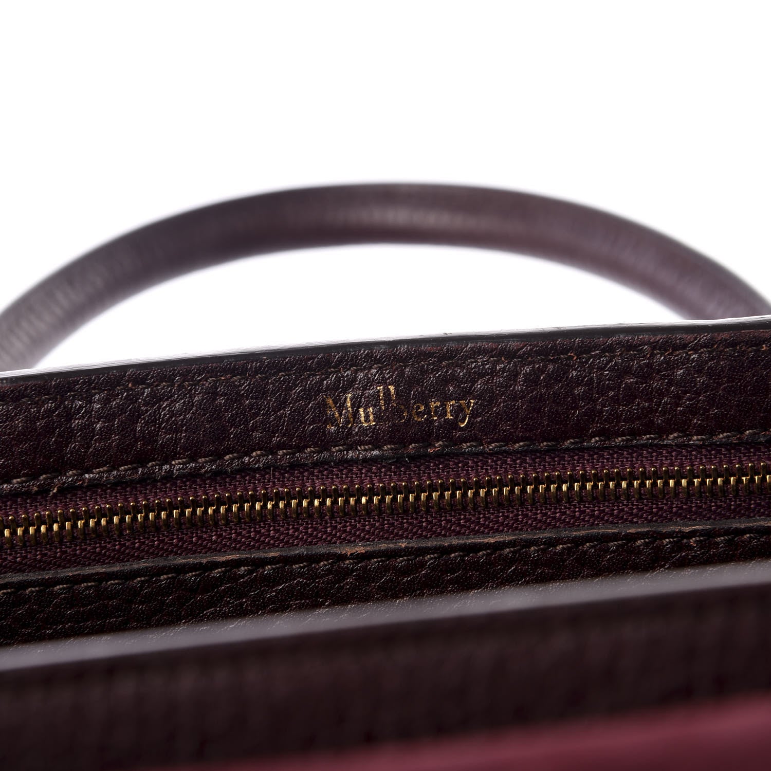 Mulberry Classic Grain Calfskin New Bayswater Oxblood 7 of 9