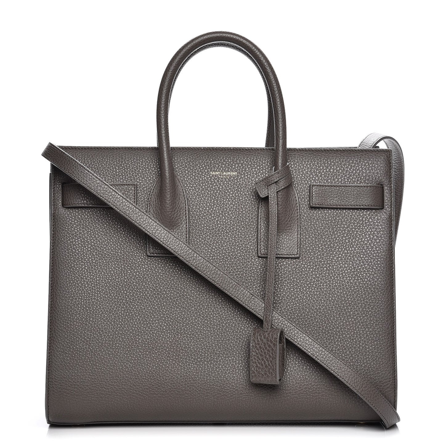 Grained Calfskin Small Sac De Jour Dark Anthracite