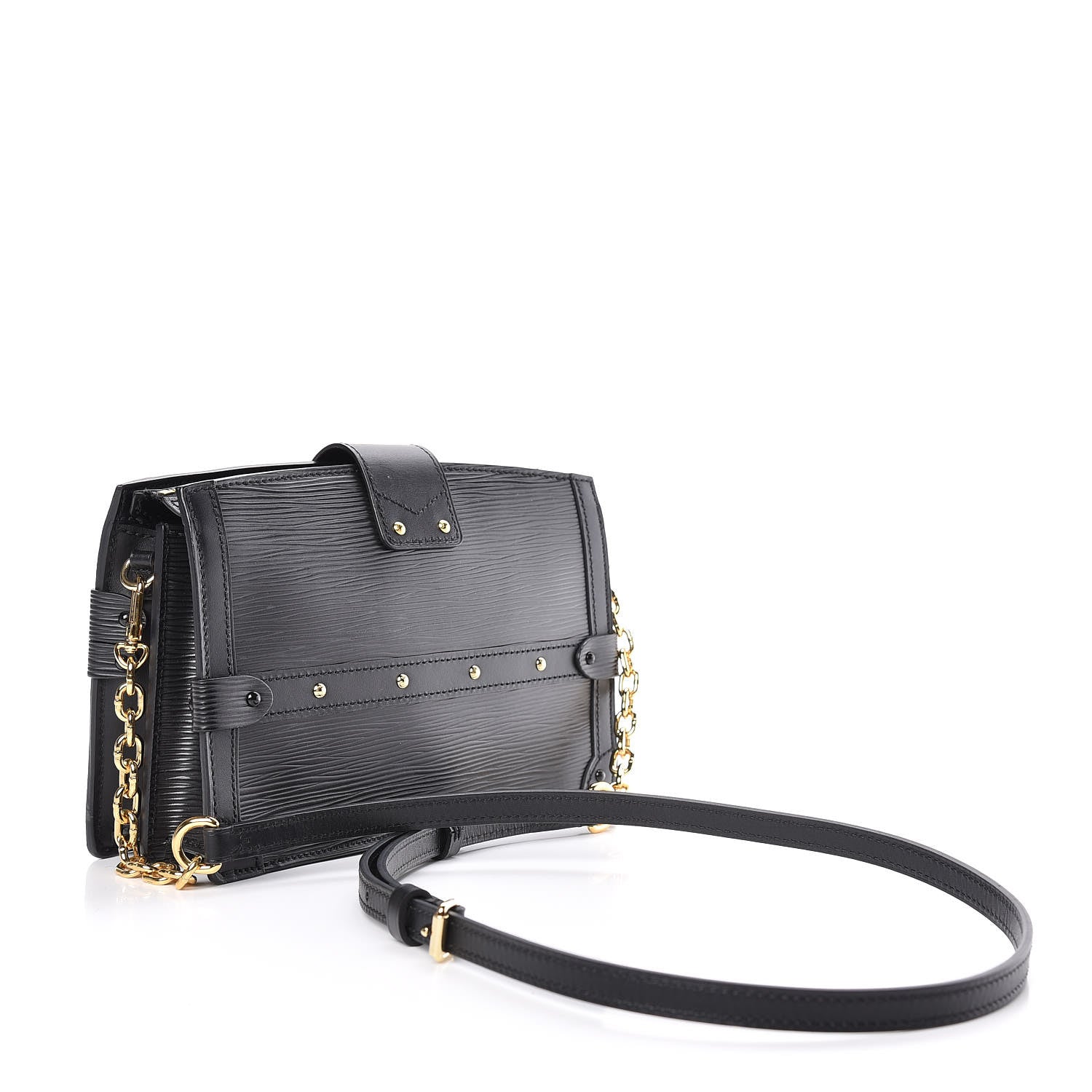 Louis Vuitton Epi Trunk Clutch Black 3 of 9