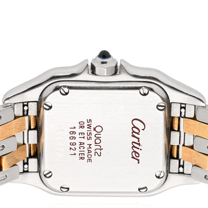 Cartier Stainless Steel 18K Yellow Gold 22mm Panthere Quartz Watch 4 of 4