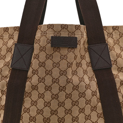 Gucci GG Monogram Medium Handle Vertical Tote Bag Dark Brown 9 of 13
