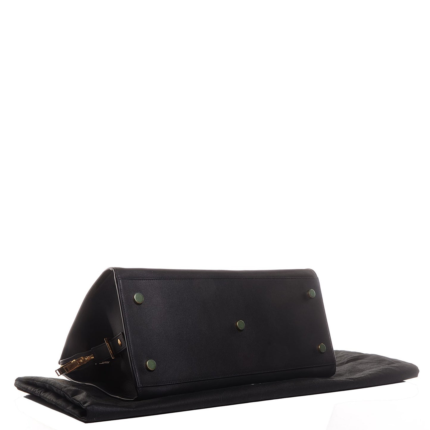 Smooth Calfskin Medium Monogram Cabas Black