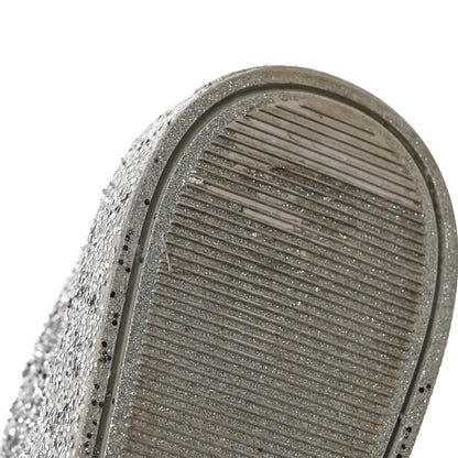 Saint Laurent Calfskin Crystal Glitter Andy Sneakers 36 Silver 11 of 12