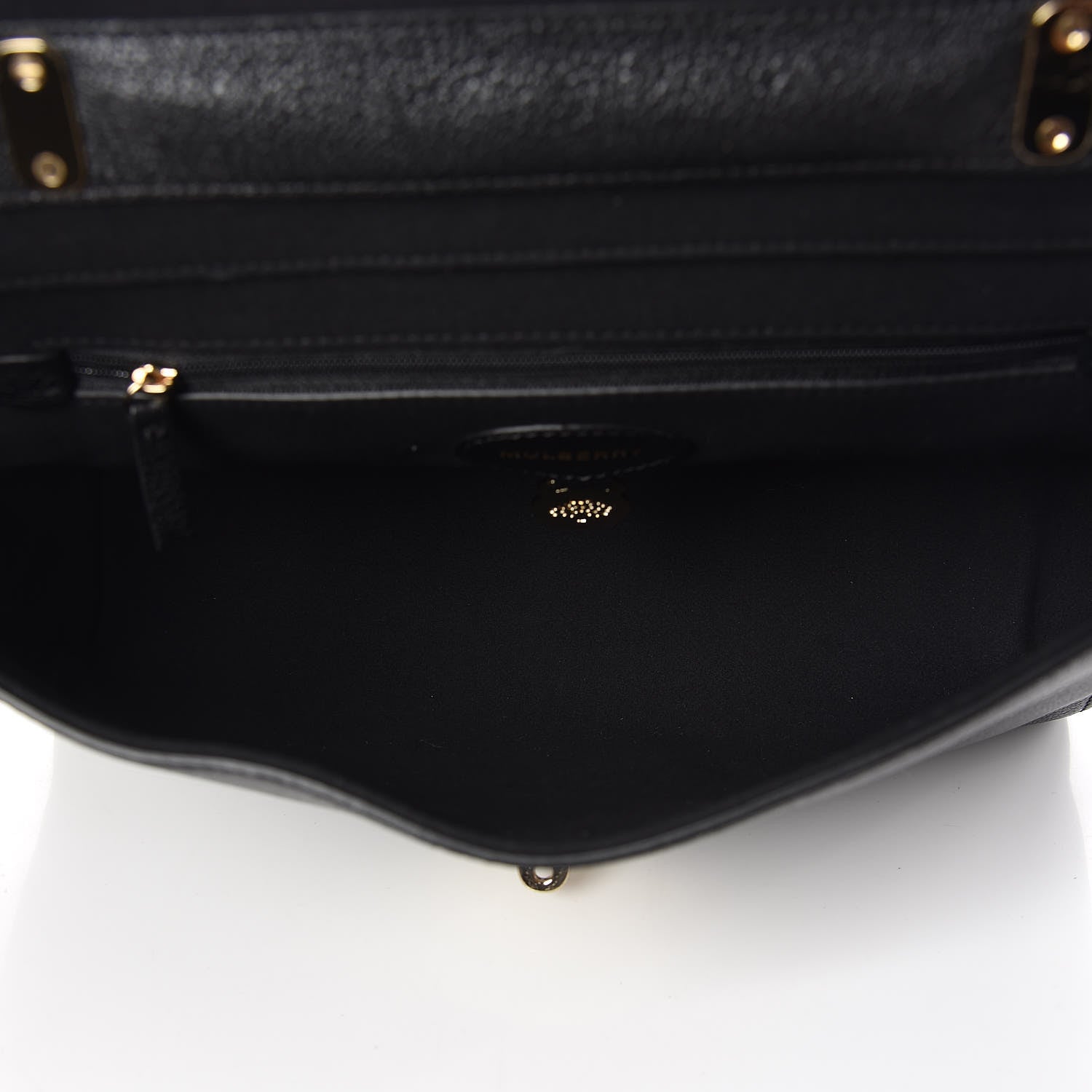Mulberry Glossy Goatskin Medium Lily Black 5 of 9
