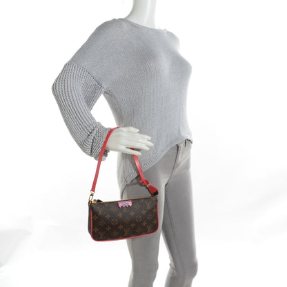 Louis Vuitton Monogram Totem Pochette Accessories Flamingo 2 of 7