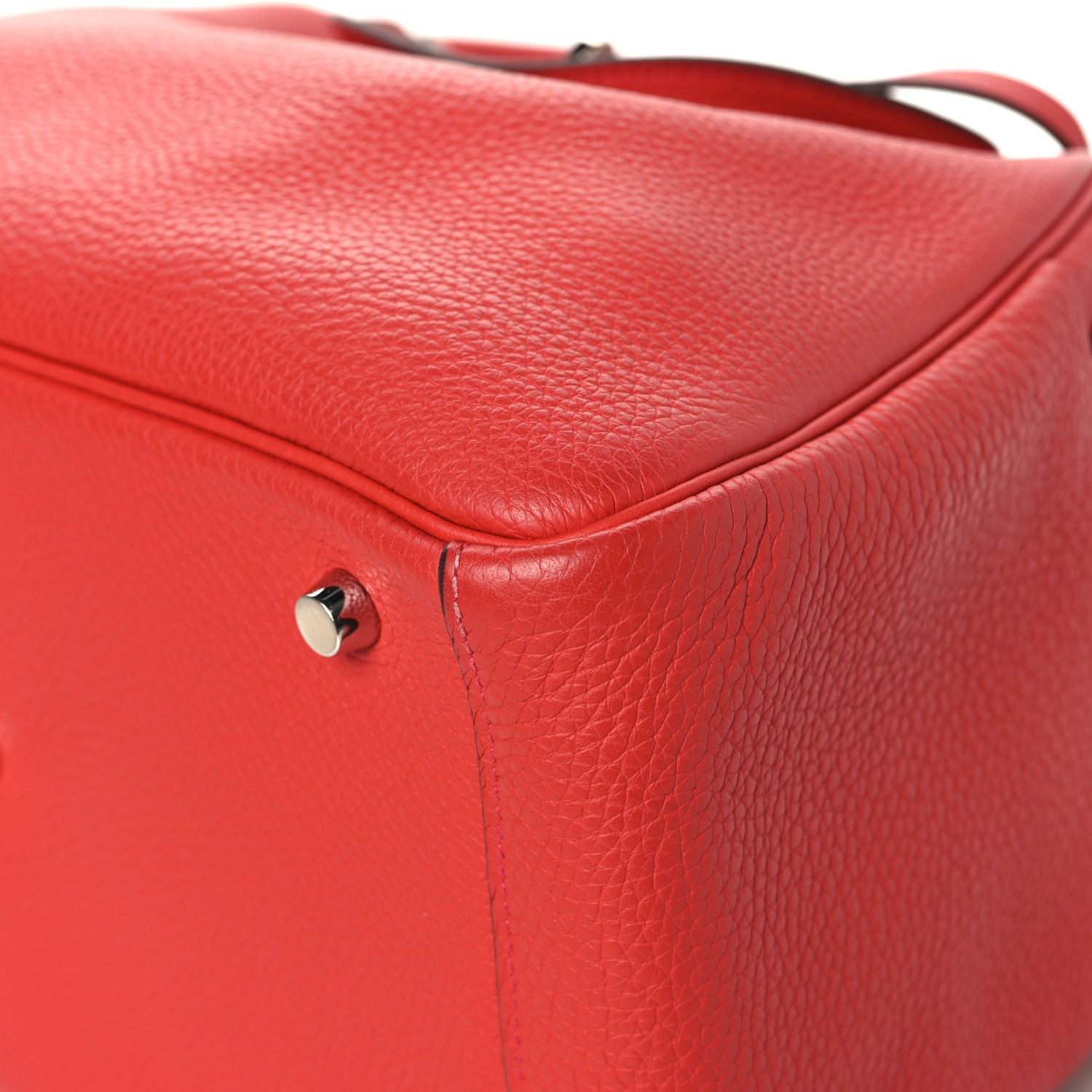 Hermes Taurillon Clemence Lindy 30 Rouge Casaque 10 of 12