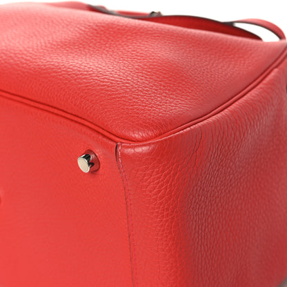 Hermes Taurillon Clemence Lindy 30 Rouge Casaque 10 of 12