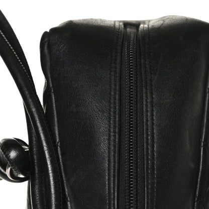 Chanel Calfskin Quilted Large Cambon Bowler Black White 16 of 17