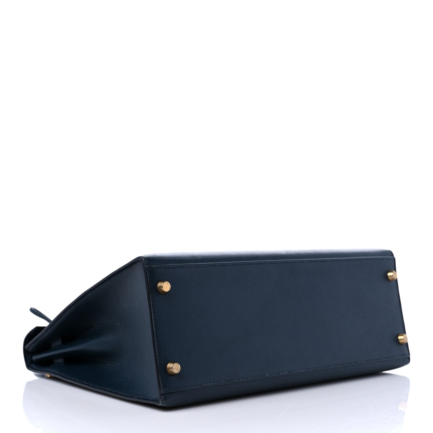 Hermes Courchevel Kelly Sellier 32 Bleu Indigo 4 of 16