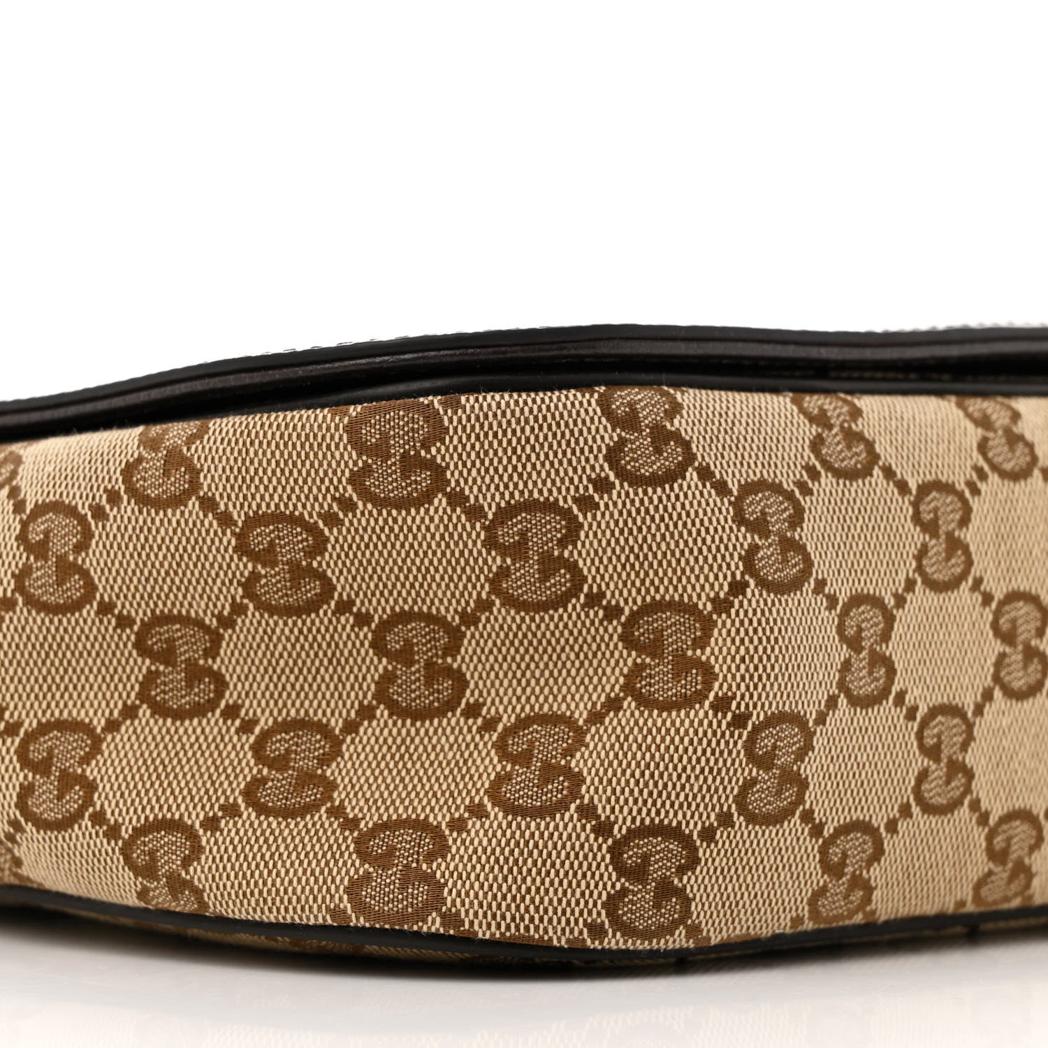 Gucci Monogram Flap Messenger Bag Beige Dark Brown 9 of 13