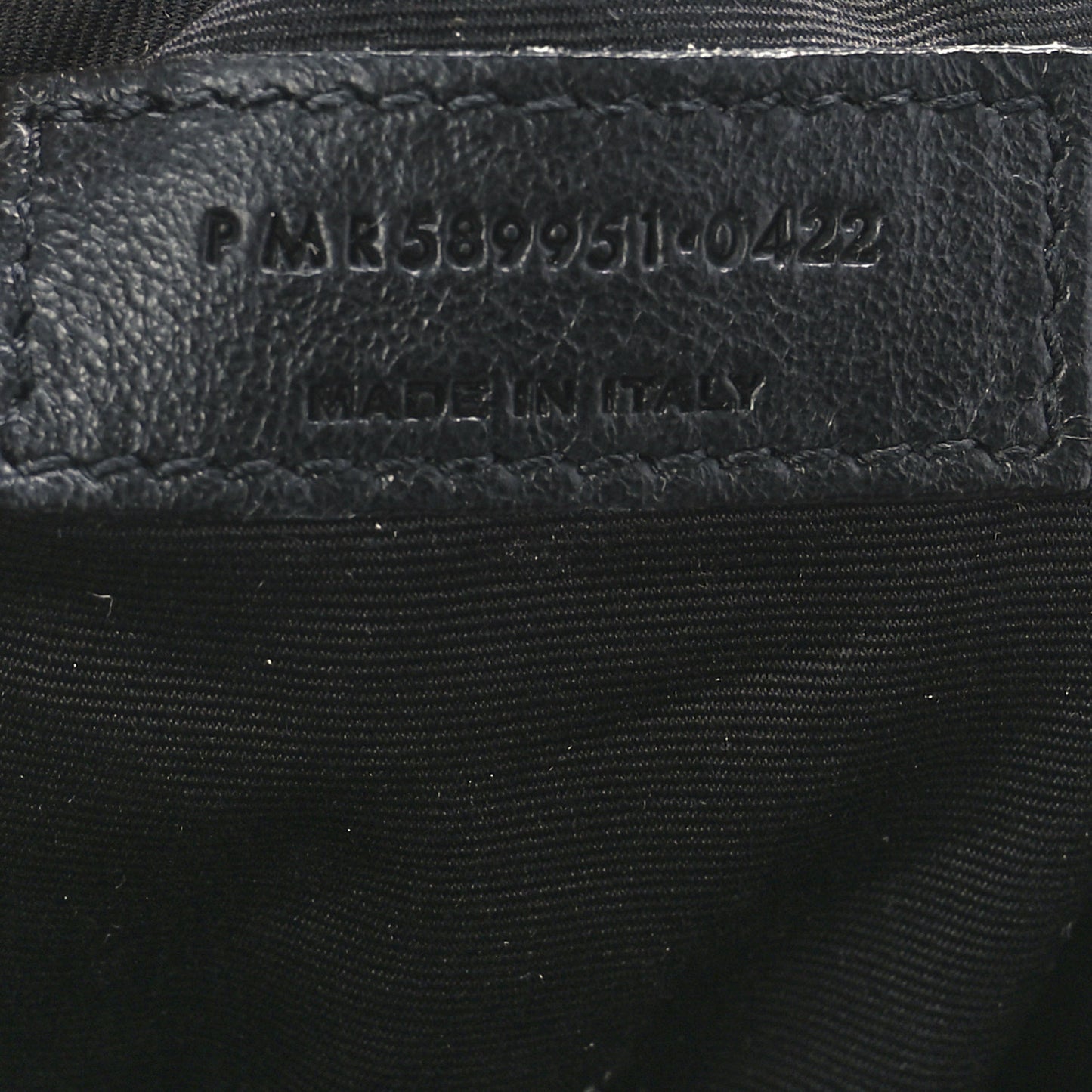 Crinkled Calfskin Matelasse Monogram Medium Niki Shopper Tote Black