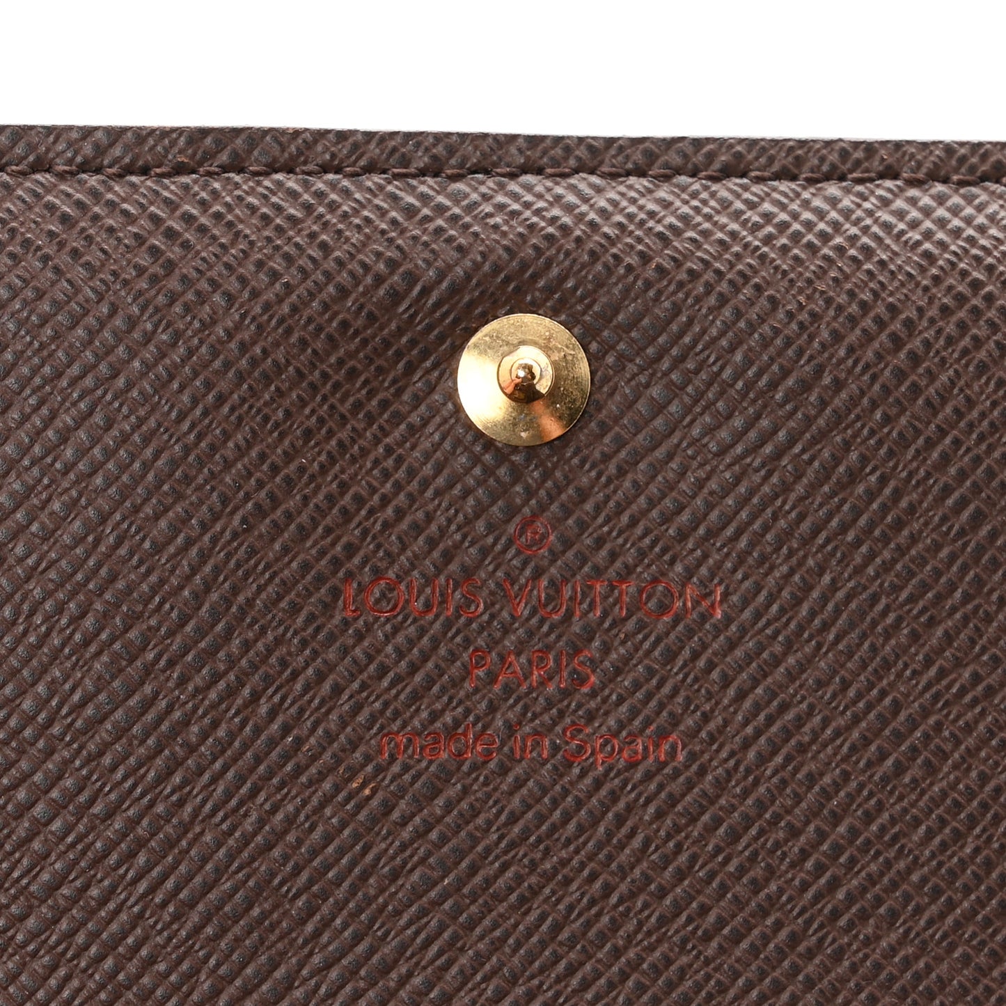Damier Ebene Porte-Monnaie Billets Tresor Wallet