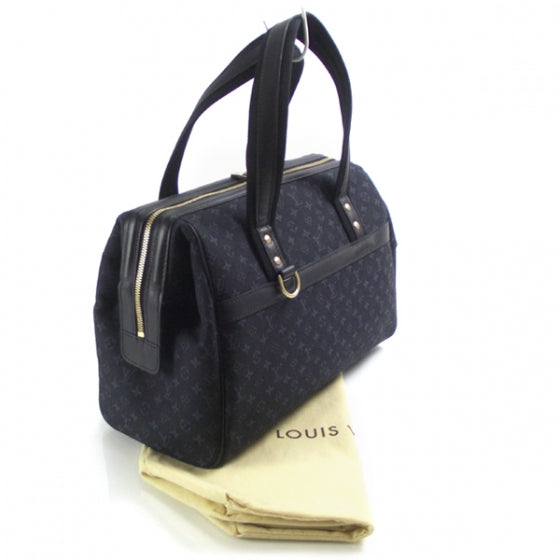Louis Vuitton Mini Monogram Josephine GM Blue 3 of 8