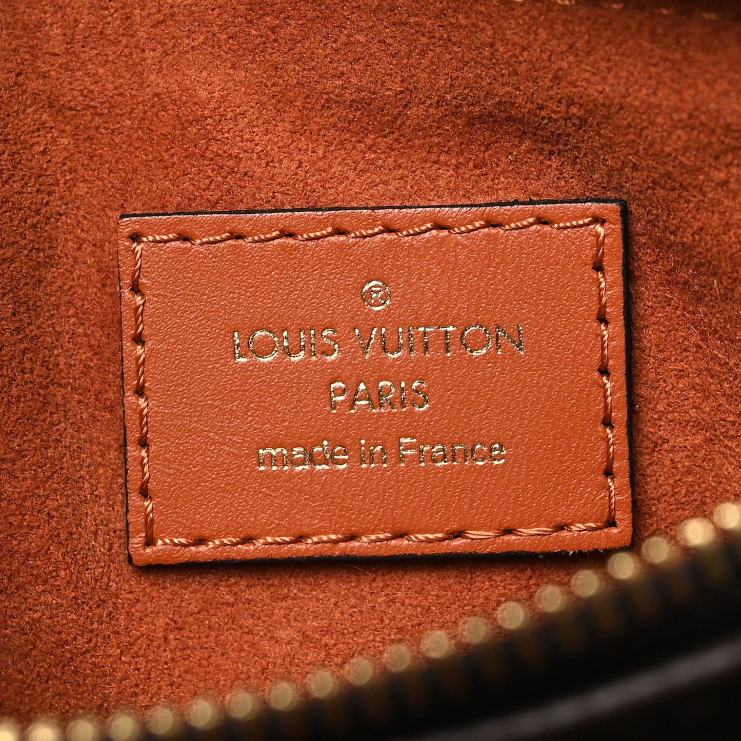 Monogram Flower Tote Caramel