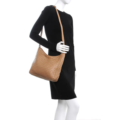 Bottega Veneta Nappa Intrecciato Shoulder Bag Beige 2 of 11