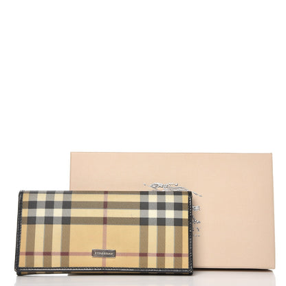 Burberry House Check Continental Wallet Black 12 of 12