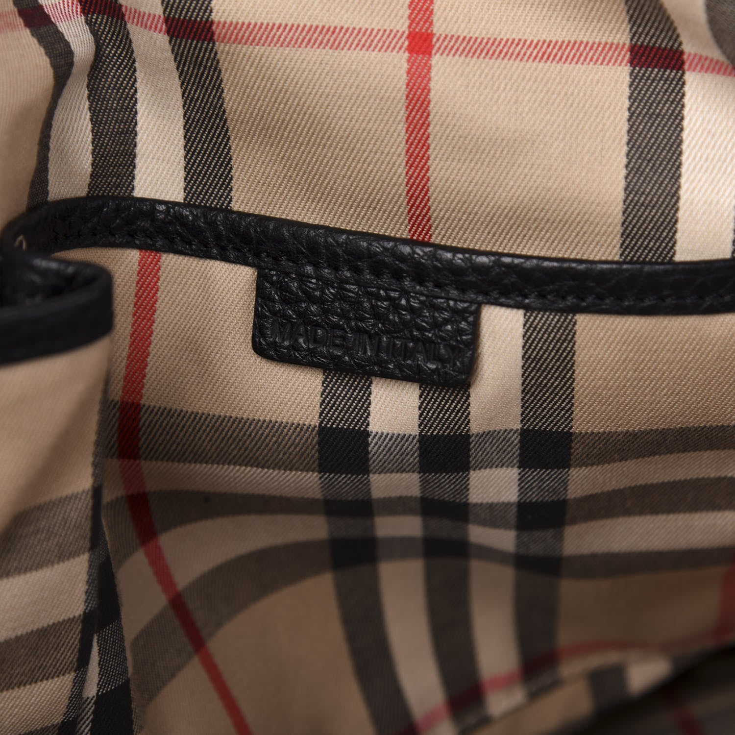 Burberry London Grainy Calfskin Medium Greenwood Bowling Bag Black 7 of 10