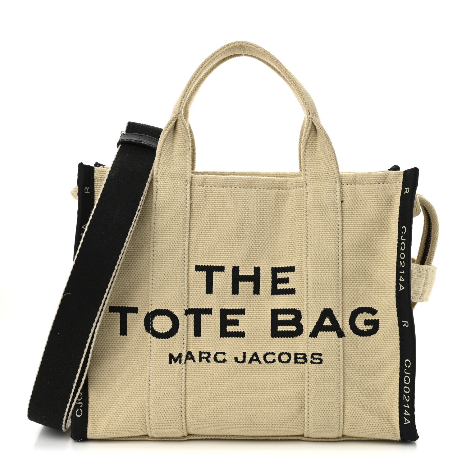 Marc Jacobs Jacquard Small The Traveler Tote Bag Warm Sand 1 of 12