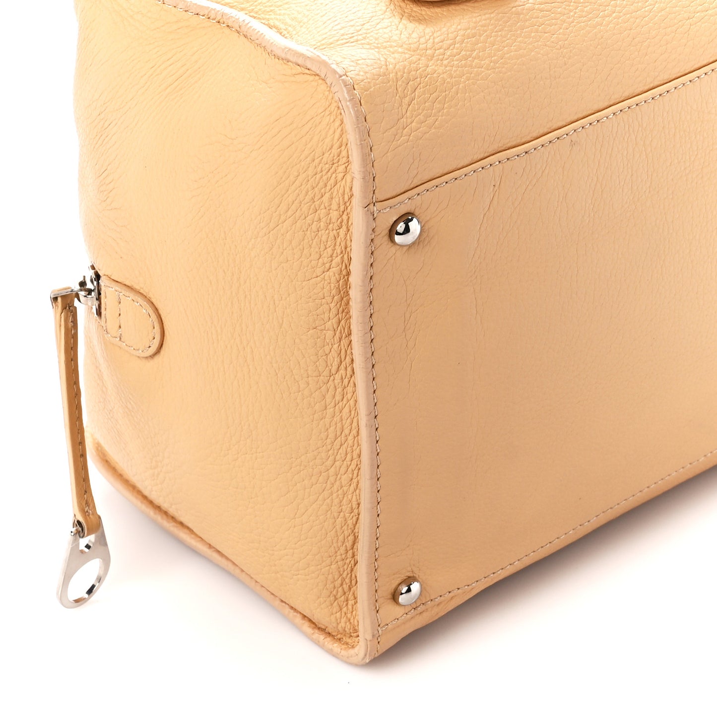 Deerskin Medium Bolt Bag Beige