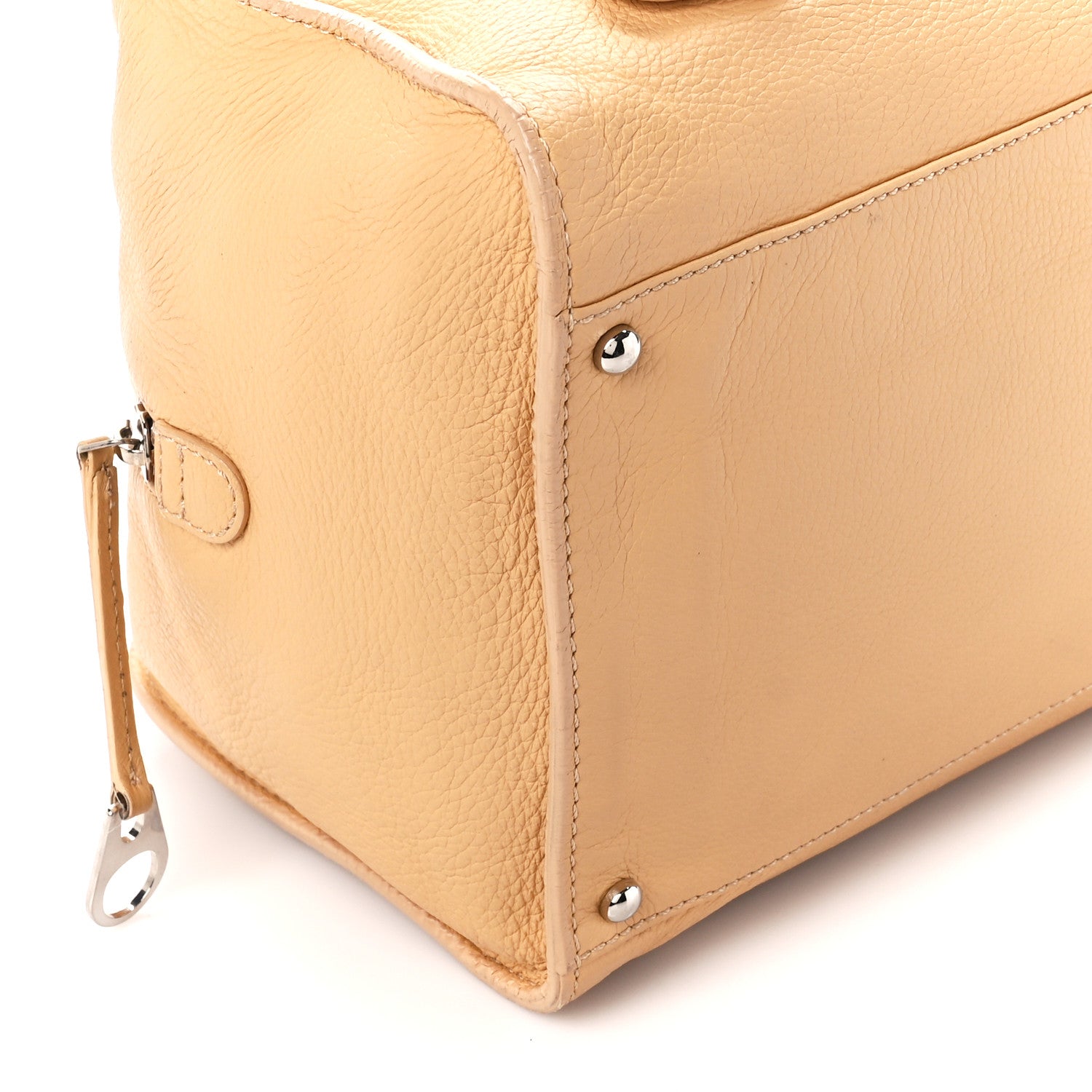 Chanel Deerskin Medium Bolt Bag Beige 10 of 11