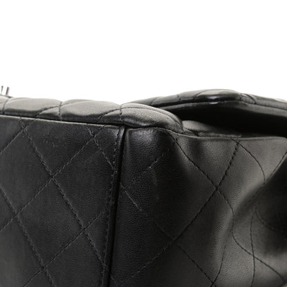 Chanel Lambskin Quilted Maxi Single Flap Black 7 of 11