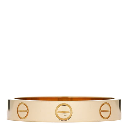 Cartier 18K Yellow Gold 3.5mm LOVE Wedding Band Ring 56 7.75 3 of 5