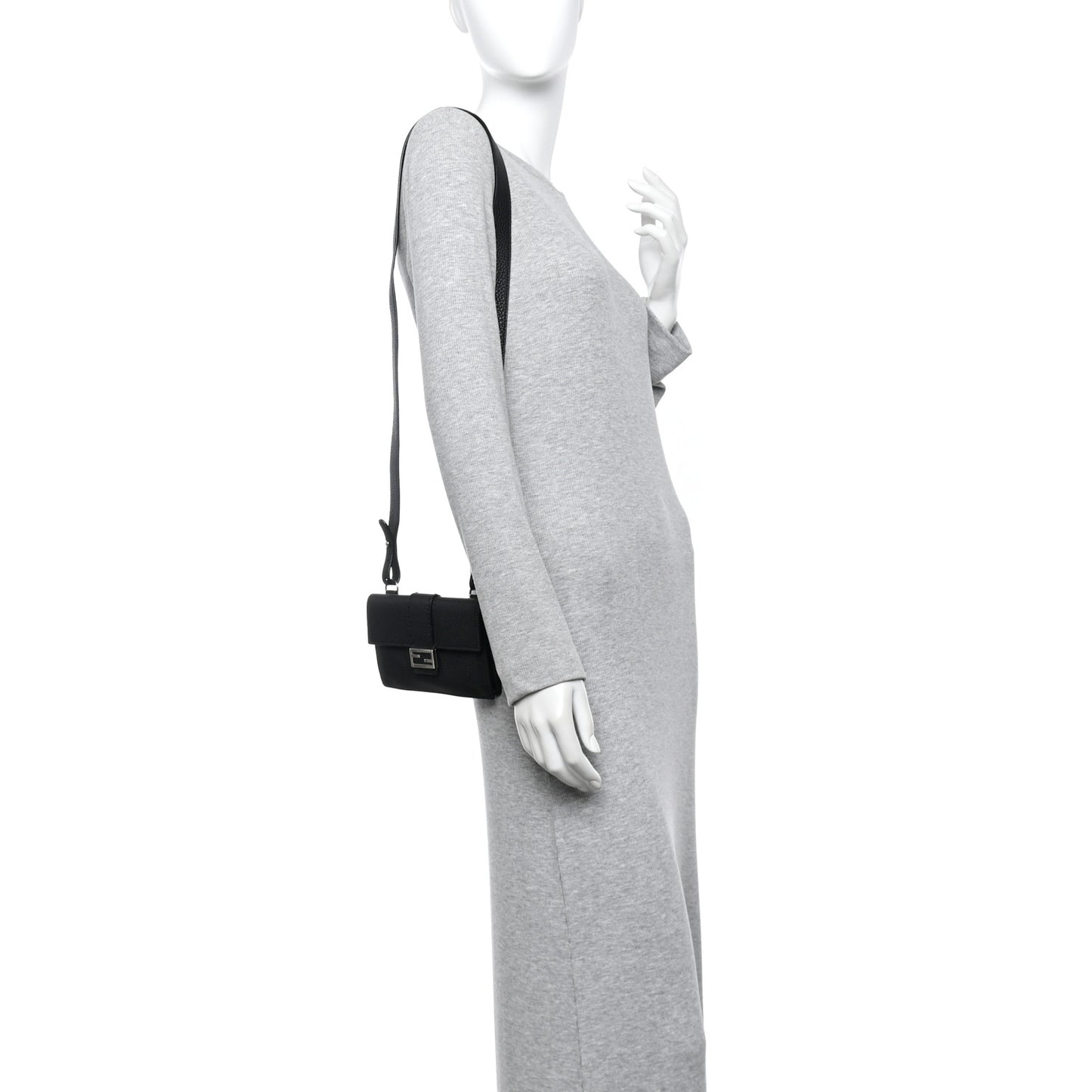 Cuoio Romano Selleria Baguette Belt Pouch Black