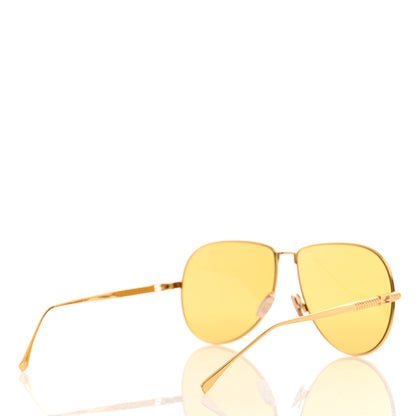 Fendi Metal Aviator Sunglasses FF 0437/S Gold 4 of 7