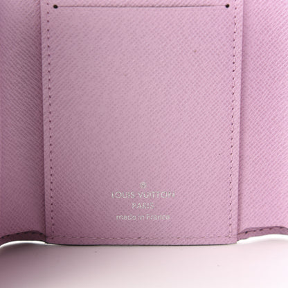 Louis Vuitton Epi Tropical Victorine Wallet Blue Rose 6 of 8