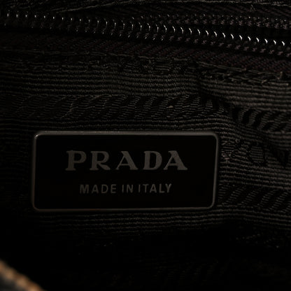 Prada Stuoia Tweed Cinghiale Tote Marrone 6 of 10