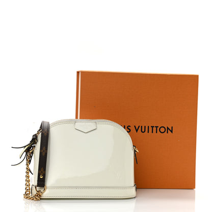 Louis Vuitton Patent Monogram Alma Mini Snow 11 of 11