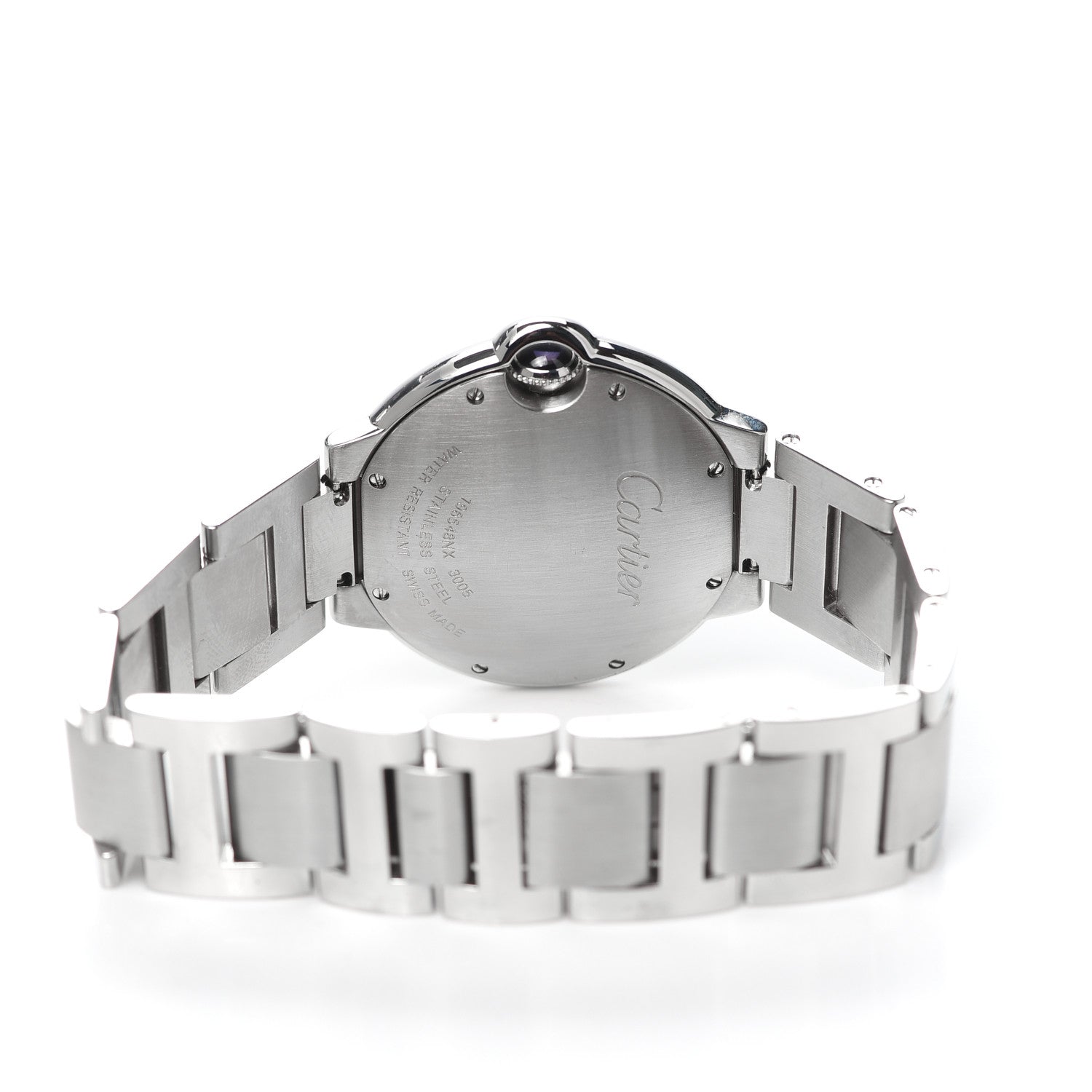 Cartier Stainless Steel 36mm Ballon Bleu De Cartier Quartz Watch 4 of 5