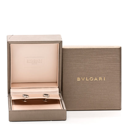 Bulgari 18K White Gold Black Onyx BVLGARI BVLGARI Stud Earrings 5 of 5