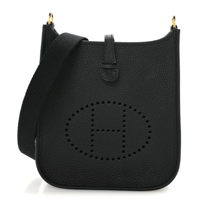Hermes Taurillon Clemence Evelyne TPM Black 2 of 21