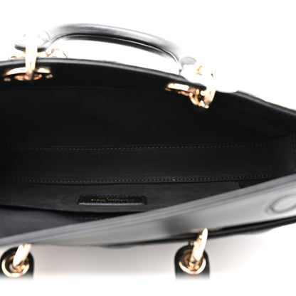Christian Dior Lambskin Butterfly Cannage Lady D-Joy Black 5 of 10