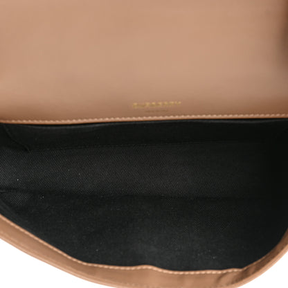 Burberry Lambskin Quilted Small Lola Bag Camel 5 of 11