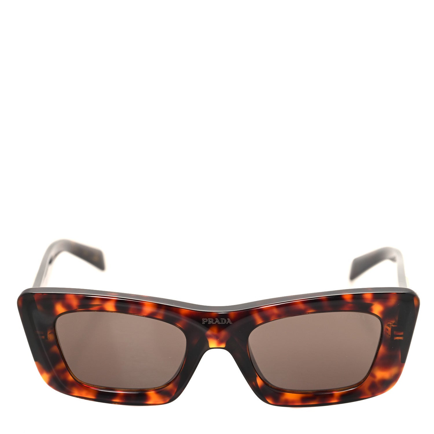 Prada Acetate Symbole Sunglasses SPR 13Z Havana 2 of 7