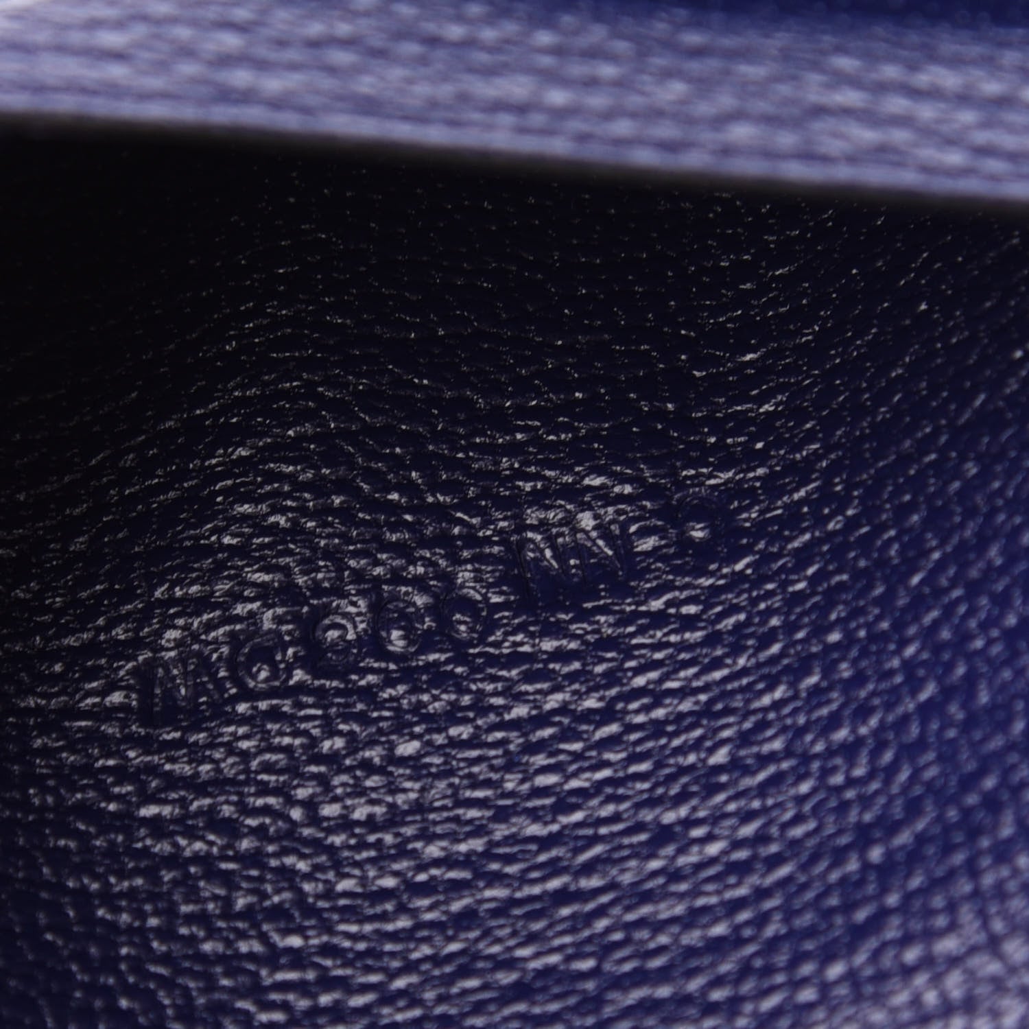 Hermes Chevre Mysore Mini Clic Card Holder Bleu Encre 7 of 7