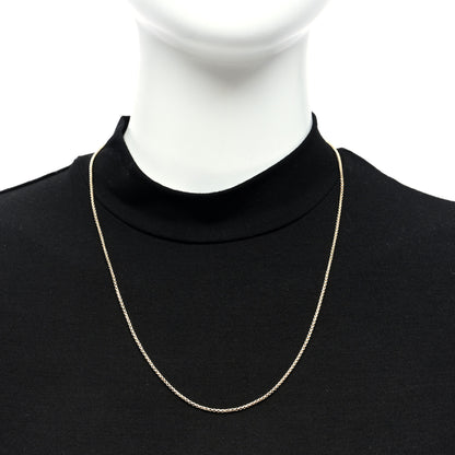 David Yurman 18K Yellow Gold 1.7mm Box Chain Necklace 22" 2 of 4