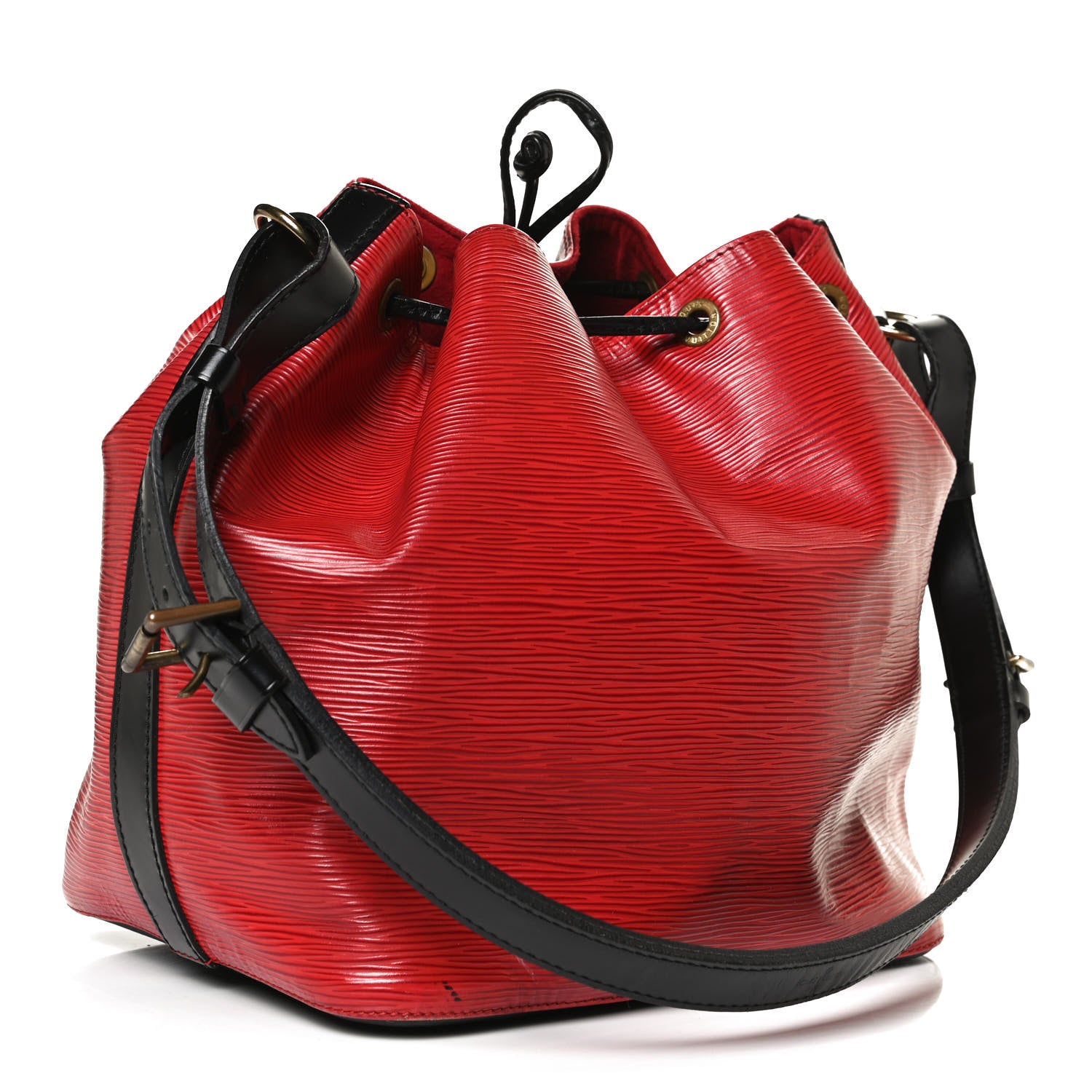 Louis Vuitton Epi Petit Noe Red Black 3 of 11