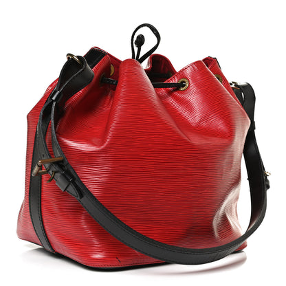 Louis Vuitton Epi Petit Noe Red Black 3 of 11