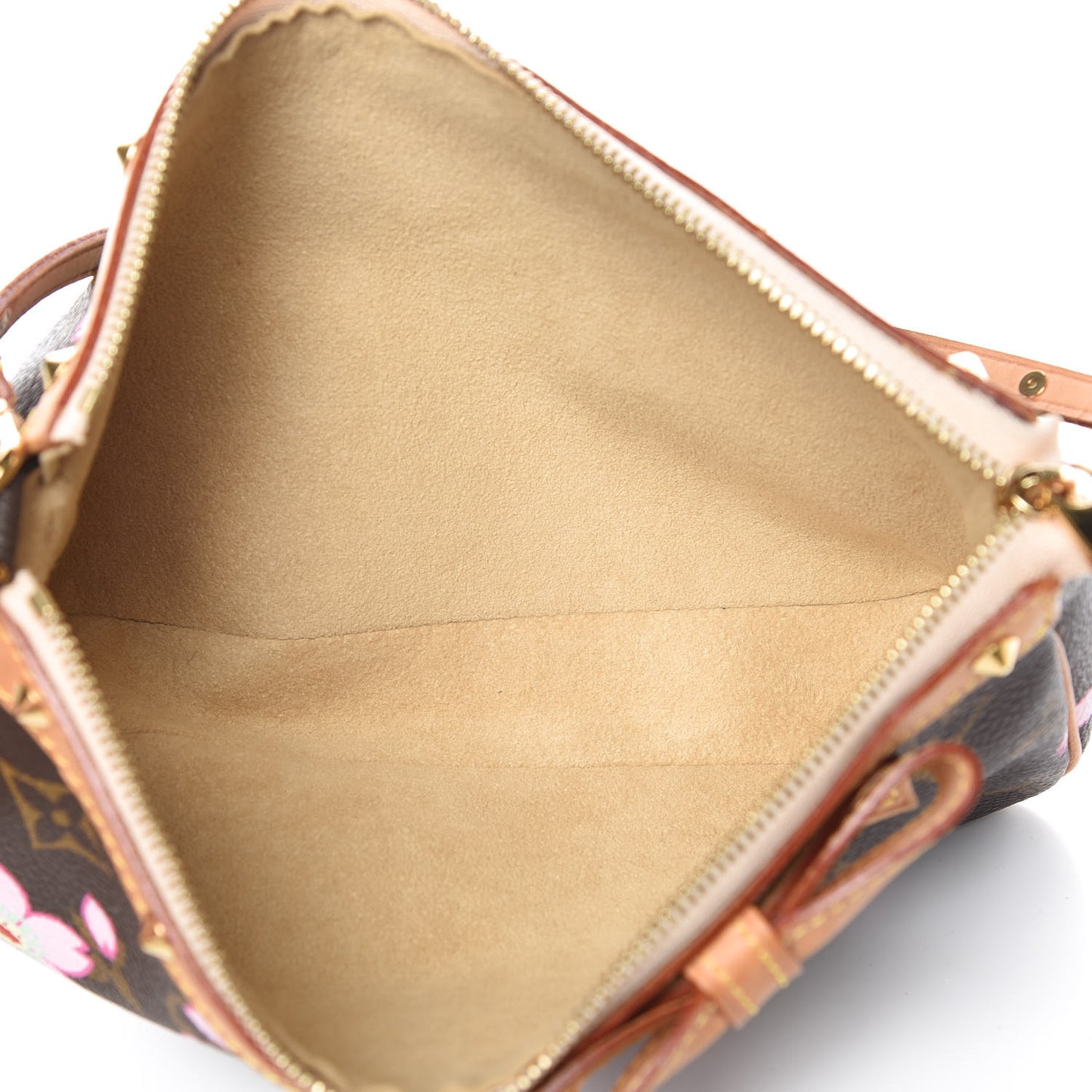 Monogram Cherry Blossom Pochette Accessories Brown