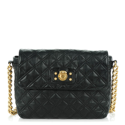 Marc Jacobs Lambskin Quilted The Large Single Flap Black 1 of 7