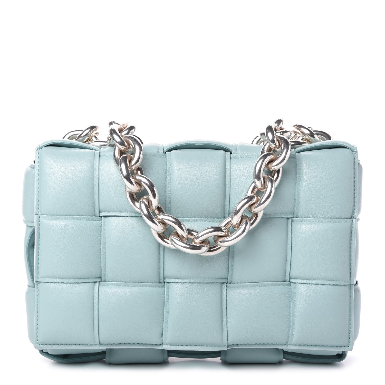 Bottega Veneta Lambskin Maxi Intreccio Padded Chain Cassette Crossbody Bag 1 of 10