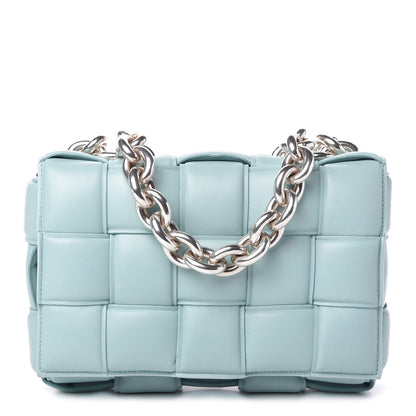 Bottega Veneta Lambskin Maxi Intreccio Padded Chain Cassette Crossbody Bag 1 of 10